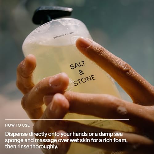 SALT & STONE Antioxidant-Rich Body Wash - Santal & Vetiver | Clea...