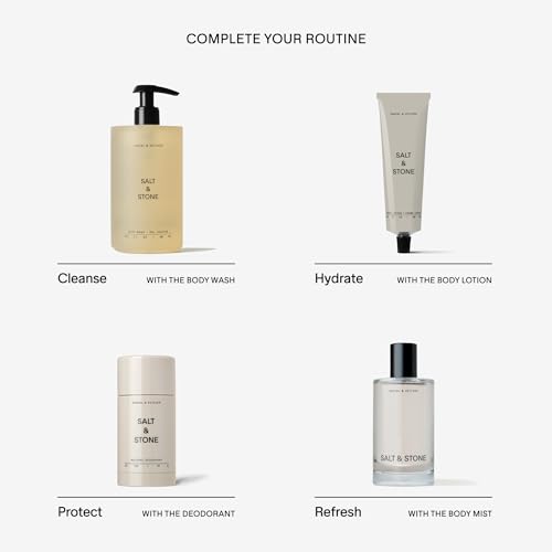 SALT & STONE Antioxidant-Rich Body Wash - Santal & Vetiver | Clea...