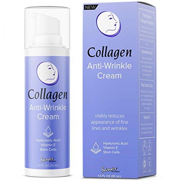 Collagen Anti Wrinkle Cream - Day & Night Face Moisturizer - Redu...
