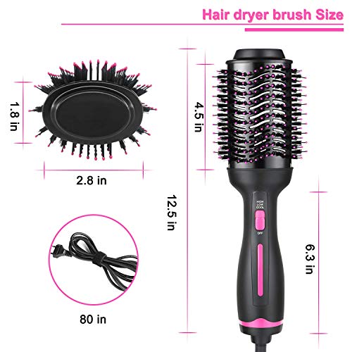Hair Dryer Brush-Hot Air Brush, Professional Hair Dryer & Volumiz...
