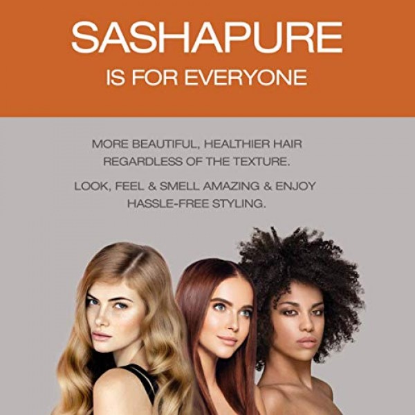 SASHAPURE Deeply Therapeutic Hair Scalp & Skin Elixir, Organic Ha...
