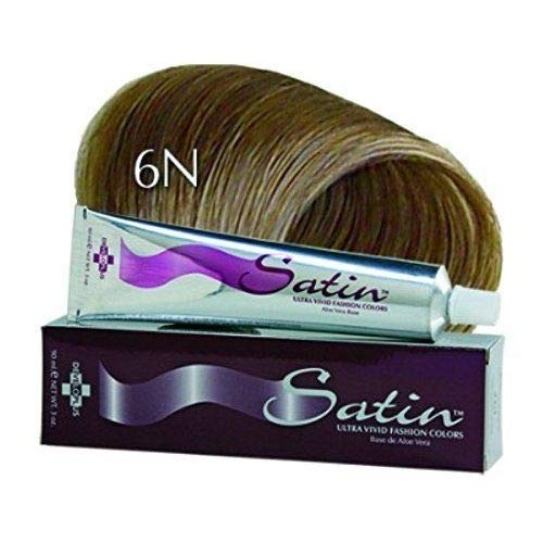 SATIN Hair Color Natural Series 6N Dark Blonde 3 oz Model: SAT2055