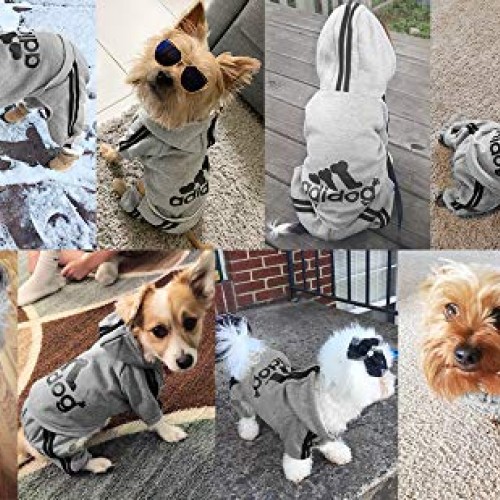 Scheppend Original Adidog Pet Clothes for Dog Cat Puppy Hoodies C...