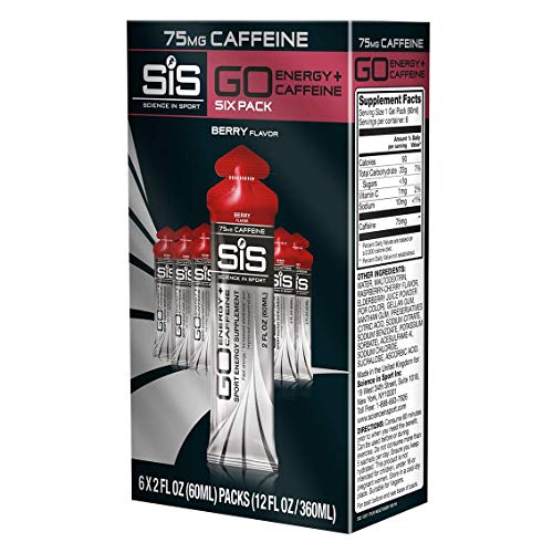 SCIENCE IN SPORT Energy Caffeine Gels, 22g Fast Acting Carbohydra...