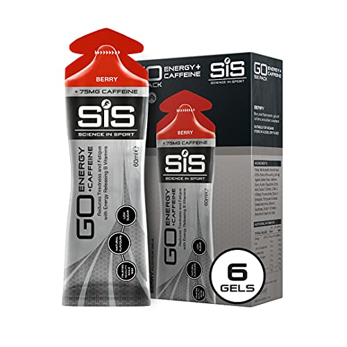 SCIENCE IN SPORT Energy Caffeine Gels, 22g Fast Acting Carbohydra...