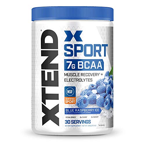 XTEND Sport BCAA Powder Blue Raspberry Ice - Electrolyte Powder f...