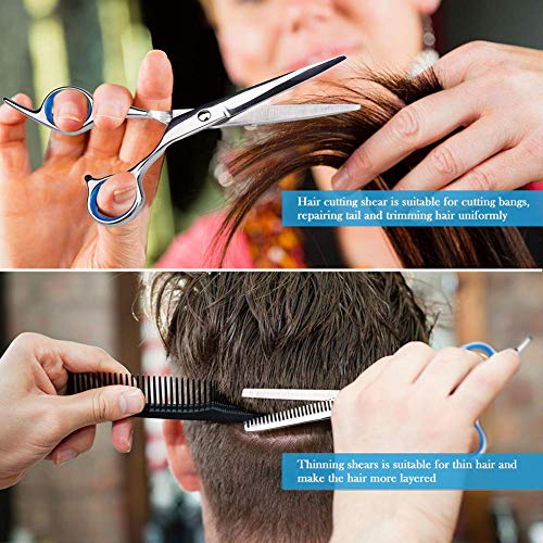 Hair Scissors,Hair Cutting Scissors Set,Barber Hair Thinning Shea...