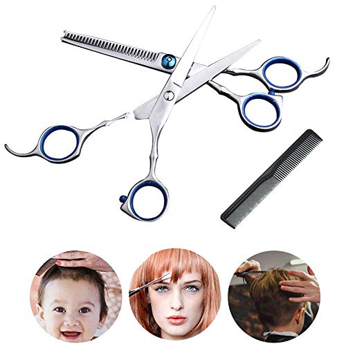 Hair Scissors,Hair Cutting Scissors Set,Barber Hair Thinning Shea...