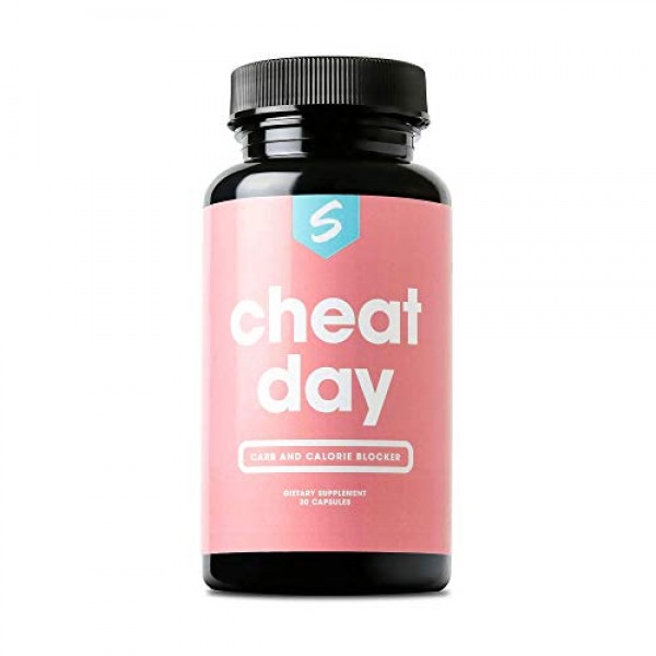 Cheat Day Calorie & Carb Blocker, 30 Count 1-Month Supply