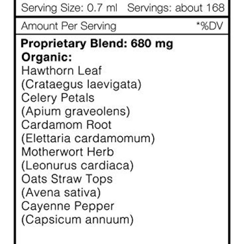 Blood Pressure Secret Alcohol Extract, Hawthorn, Celery, Cardamom...