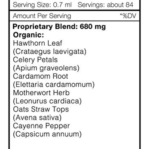 Blood Pressure Secret Alcohol Extract, Tincture, Glycerite Hawtho...