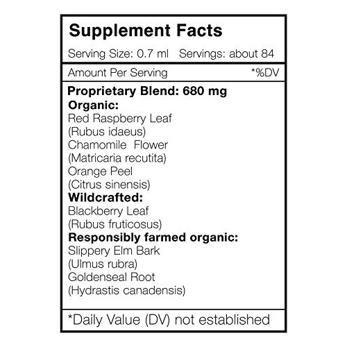 Diarrhea Tribal Care Tincture Alcohol-Free Extract, Organic Herbs...