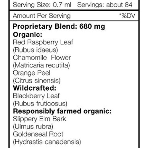 Diarrhea Tribal Care Tincture Alcohol-Free Extract, Organic Herbs...