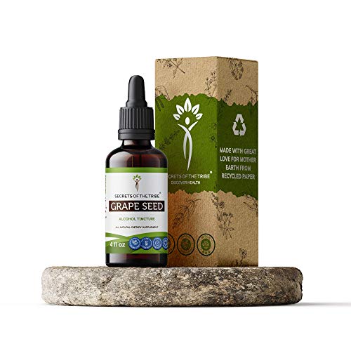 Grape Seed Alcohol Tincture Liquid Extract, Organic Grape Vitis ...