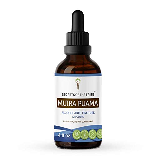 Muira Puama Tincture Alcohol-Free Extract, Organic Muira Puama P...