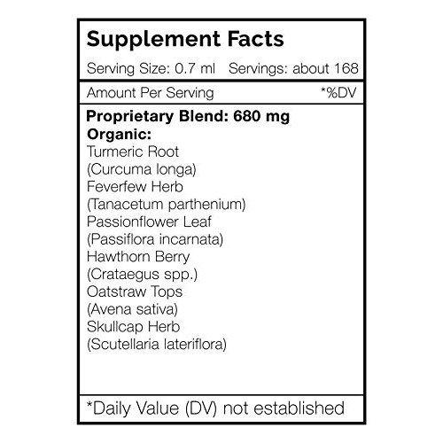 Nerve Secret Alcohol-Free Extract, Turmeric, Feverfew, Passionflo...