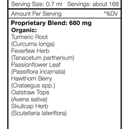Nerve Secret Alcohol-Free Extract, Turmeric, Feverfew, Passionflo...