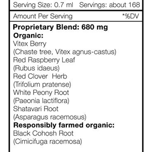 Pre-Conceive Alcohol, Glycerite Vitex, Red Raspberry, Black Cohos...