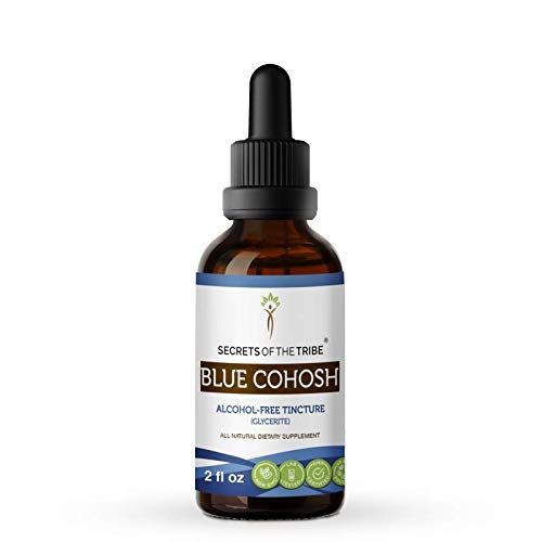 Secrets Of The Tribe Blue Cohosh Alcohol-Free Tincture Glycerite...