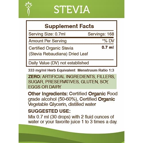 Stevia Alcohol Liquid Extract, Organic Stevia Stevia Rebaudiana...