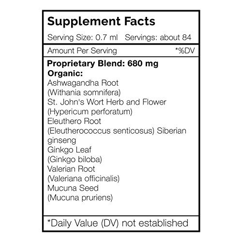 Tame The Monster Alcohol-Free Extract, Tincture, Glycerite Ashwag...