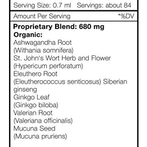 Tame The Monster Alcohol-Free Extract, Tincture, Glycerite Ashwag...