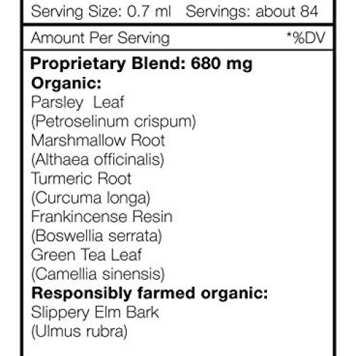 Tribal Crohns Alcohol-Free, Glycerite Slippery Elm, Parsley, Mar...