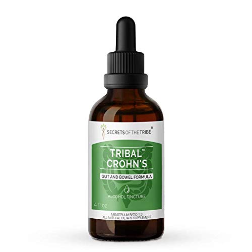 Tribal Crohns Herbal Extract Alcohol, Tincture, Glycerite Slippe...