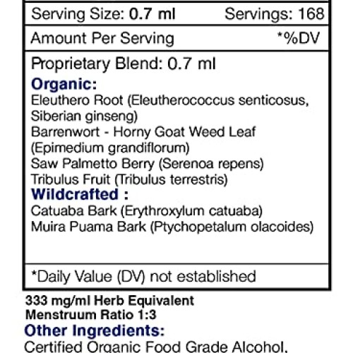 Tribal Vigor Alcohol Extract, Tincture, Eleuthero Siberian Ginsen...