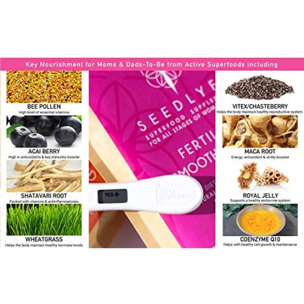 Seedlyfe Fertility Supplement for Women & Men – Fertility Smoothi...