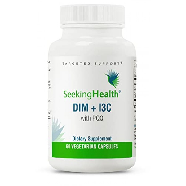 Seeking Health DIM + I3C, 400 mg Supplement, Supports Healthy Hor...