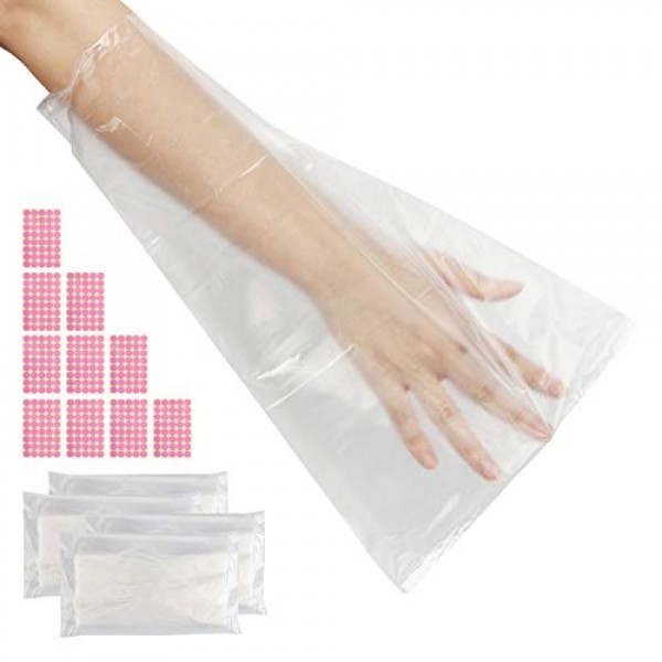 400 Counts Paraffin Wax Bags for Hands and Feet, Segbeauty Plasti...