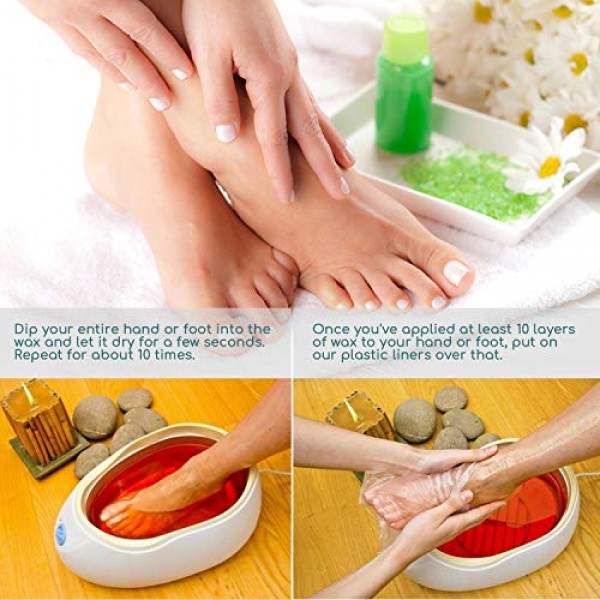 400pcs Paraffin Wax Bath Liners for Foot, Segbeauty Paraffin Foot...