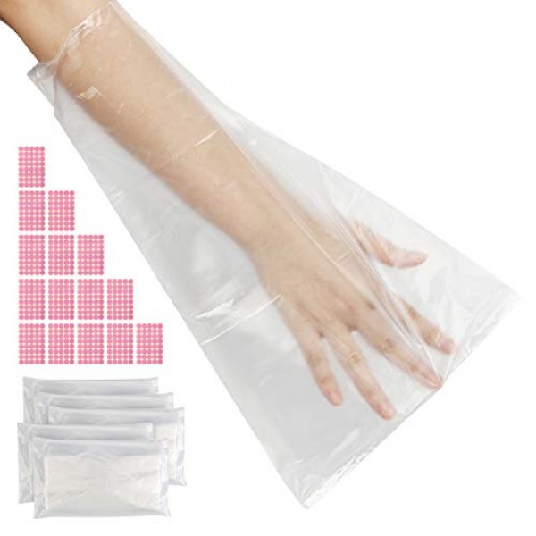 500 Counts Paraffin Wax Bags for Hands & Feet, Segbeauty Plastic ...