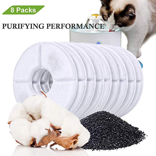 Pet Fountain Filter,Cat Water Fountain Filter,Carbon Replacement ...