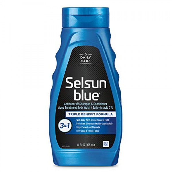 Selsun Blue Active 3in1 Dandruff Shampoo, 11 Fl Oz