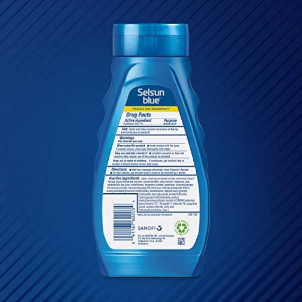 Selsun Blue Itchy Dry Scalp Anti-dandruff Shampoo, 11 fl. oz., Ex...