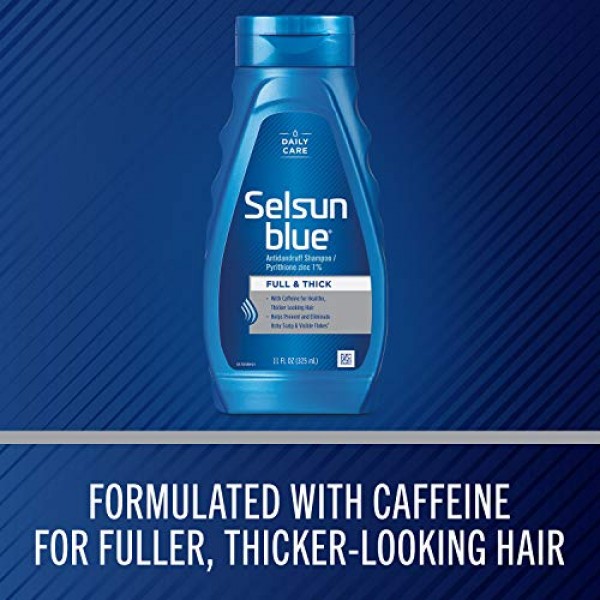 Selsun Blue Shampoo Dandruff for Fuller/Thicker Hair, 11 Fl Oz I...