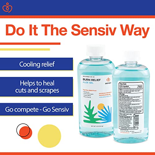 Sensiv Aloe Vera Gel for Sunburn Relief with Lidocaine Maximum St...