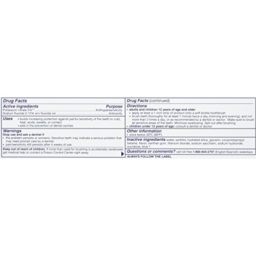 Sensodyne Fresh Impact Toothpaste for Sensitive Teeth and Cavity ...