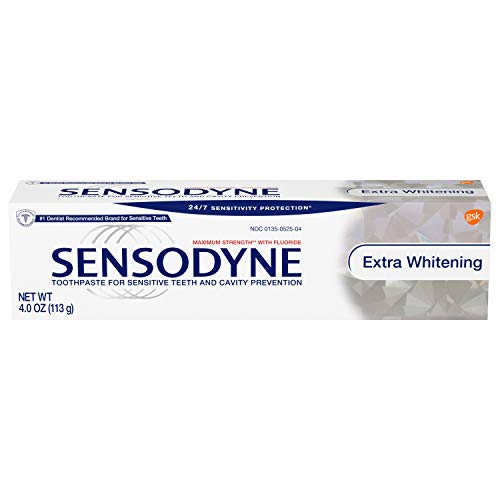 Sensodyne Toothpaste for Sensitive Teeth & Cavity Protection, Ext...
