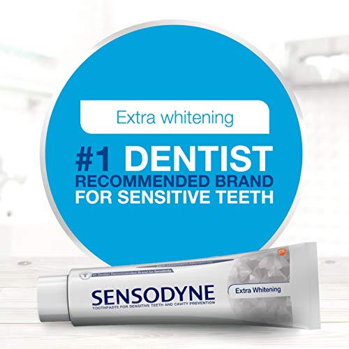 Sensodyne Toothpaste for Sensitive Teeth & Cavity Protection, Ext...