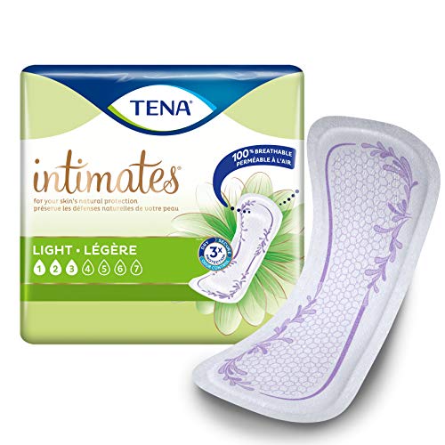 TENA Intimates Ultra Thin Light Pads Regular 30 Count Pack of 3