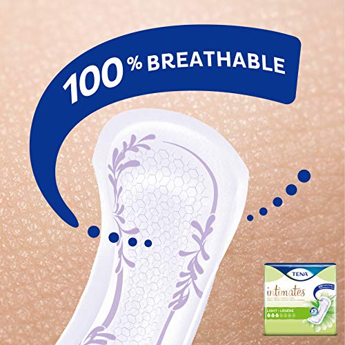 TENA Intimates Ultra Thin Light Pads Regular 30 Count Pack of 3