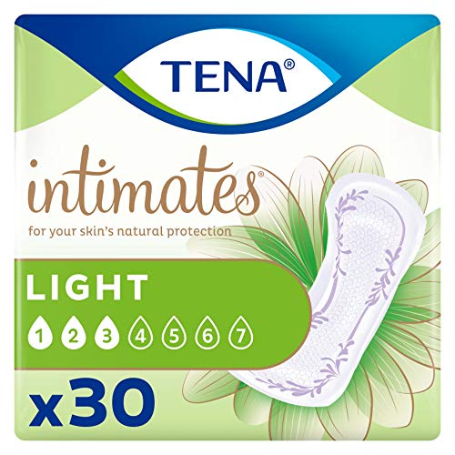 TENA Intimates Ultra Thin Light Pads Regular 30 Count Pack of 3