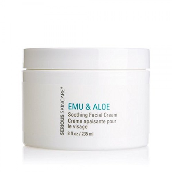 8 oz Serious Skin care SUPER SIZE Emu & Aloe Facial Cream 4x the ...