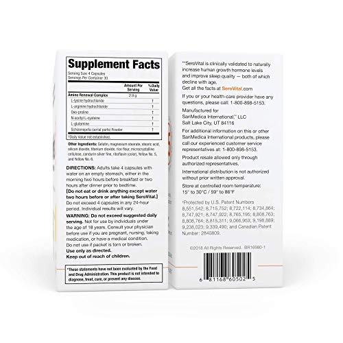 SeroVital, 120 Count - Serovitol-hgh for Women - Hgh Booster for ...