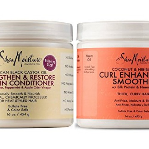 Shea Moisture Coconut and Hibiscus Curl Enhancing Smoothie, 16 Ou...