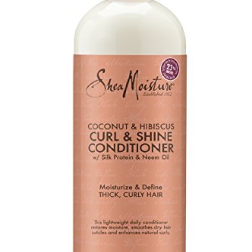 Shea Moisture Coconut & Hibiscus Curl & Shine Conditioner | 16 fl...
