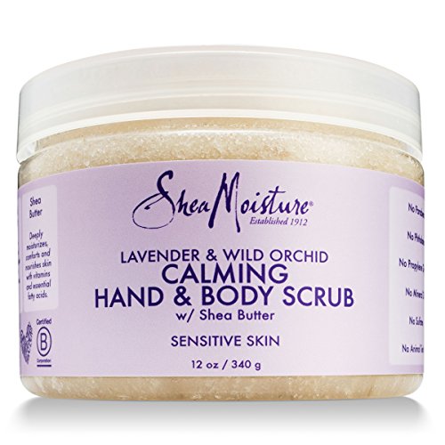 Shea Moisture Lavender & Wild Orchid Hand & Body Scrub 12 Ounce ...